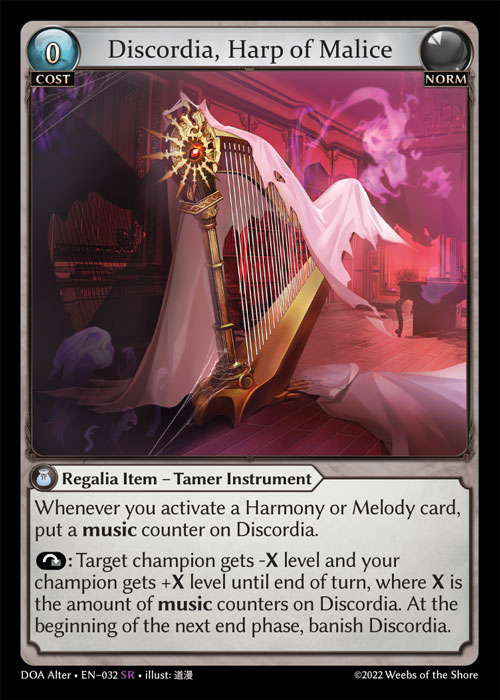 Discordia, Harp of Malice