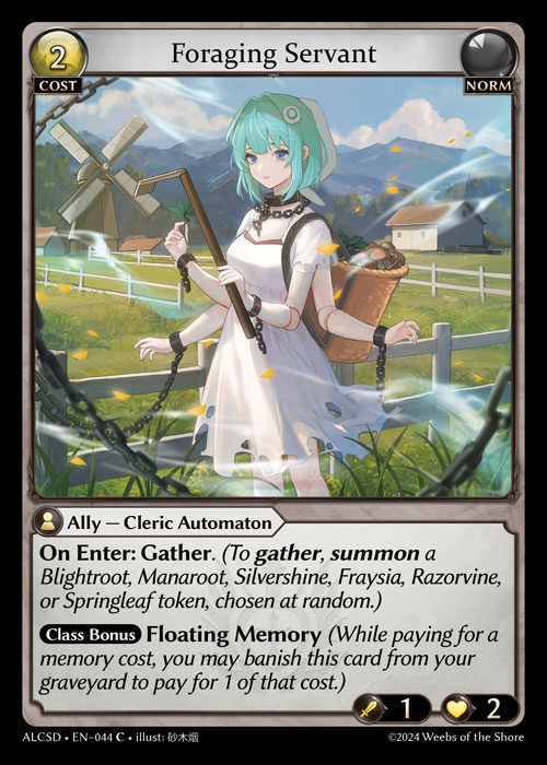 Foraging Servant