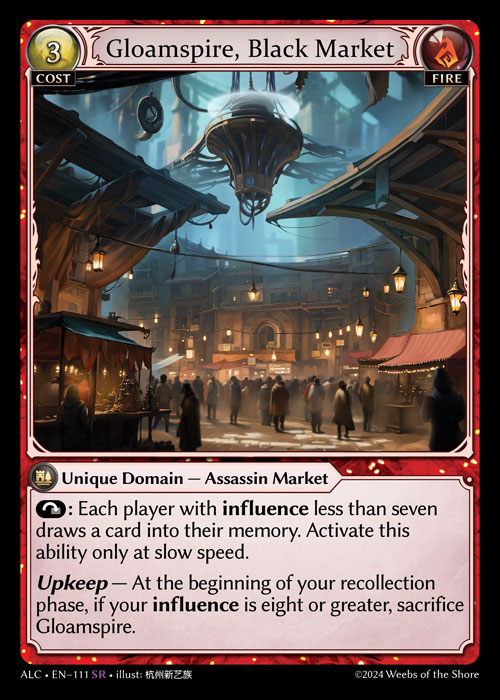 Gloamspire, Black Market