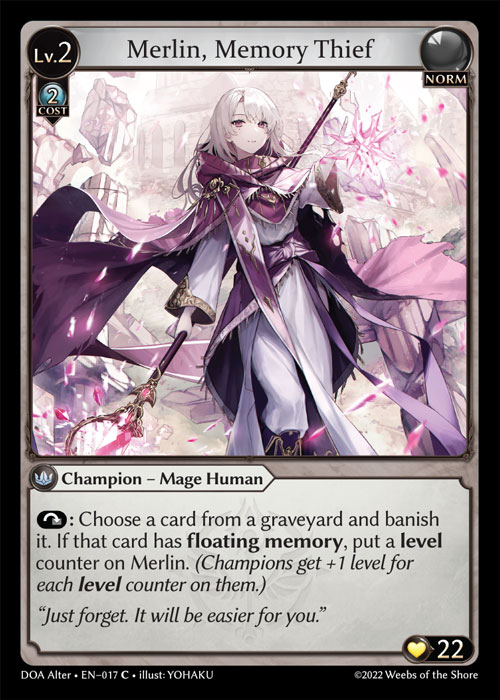 Merlin, Memory Thief