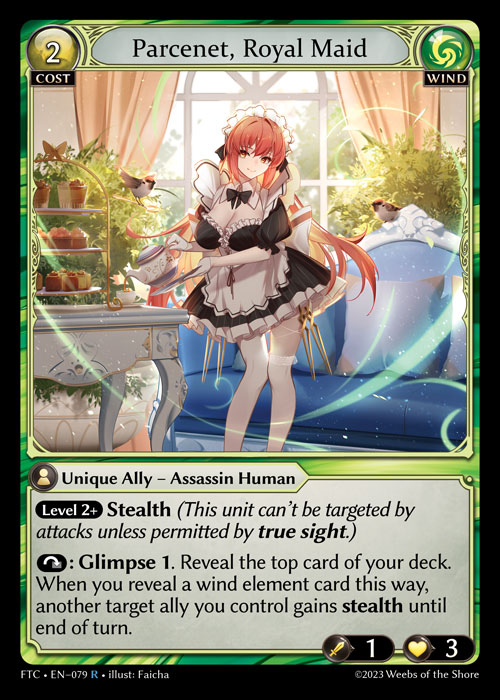 Parcenet, Royal Maid