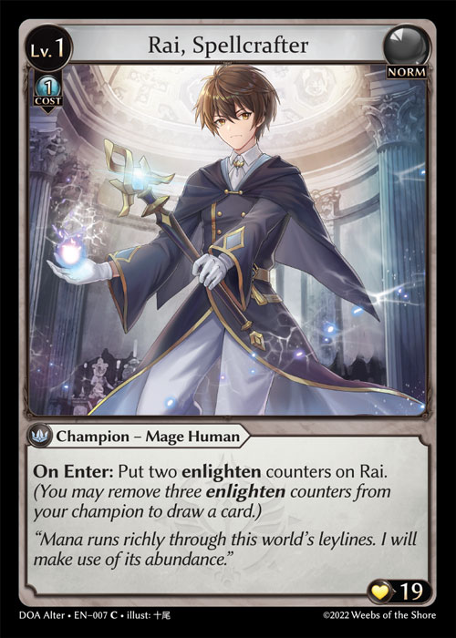 Rai, Spellcrafter