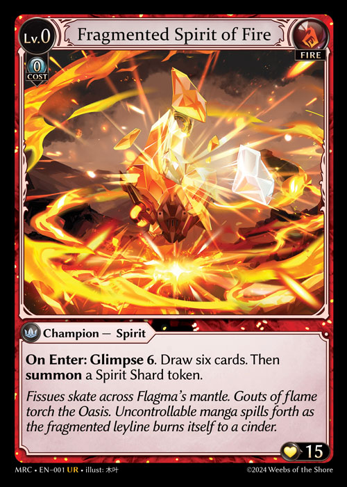 Fragmented Spirit of Fire